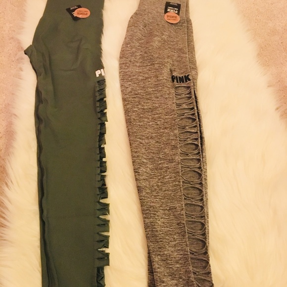 VS Pink leggings - side cutouts - Picture 4 of 4